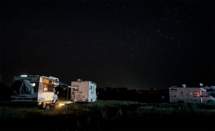 Avanza la nueva área para autocaravanas en El Burgo