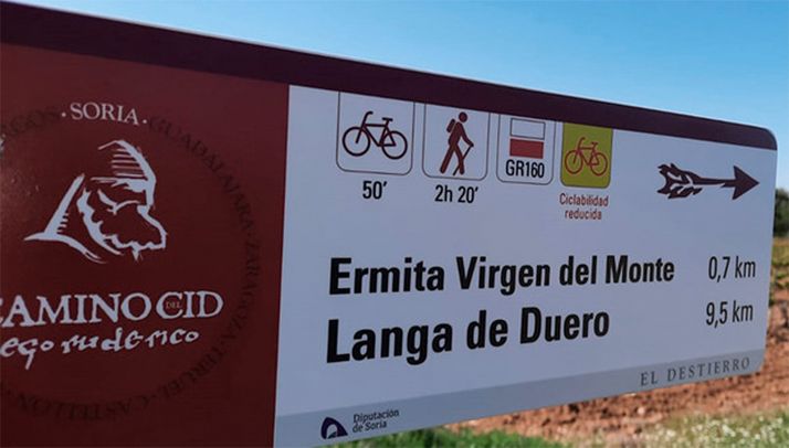 El Camino del Cid ultima los trabajos de señalización en la provincia de Soria