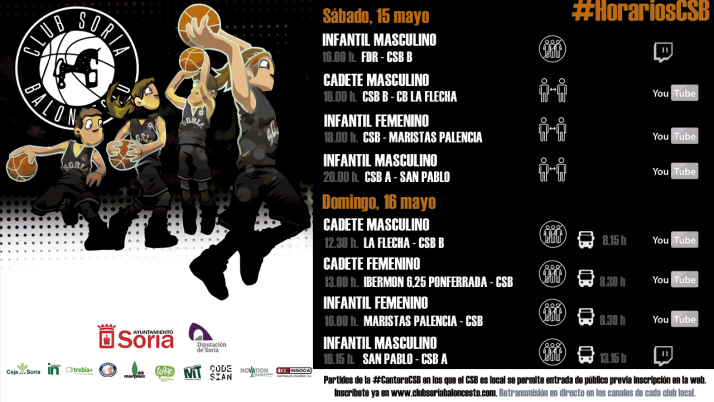 La cantera del CSB afronta un fin de semana apasionante