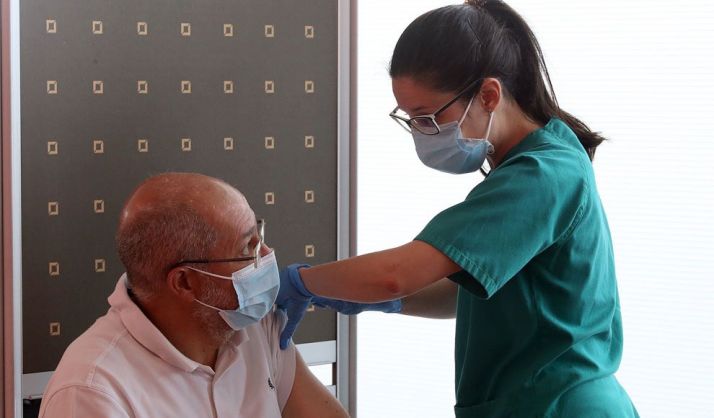 Igea vacunado con la primera dosis frente al Covid