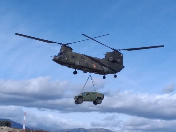 Unidades de la Brigada Logística se adiestran en San Leonardo de Yagüe