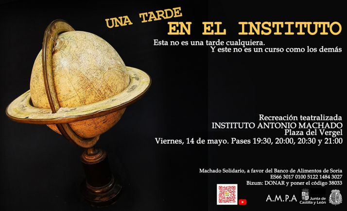 El IES Machado celebra el Día Internacional de los Museos con una recreación teatralizada al aire libre