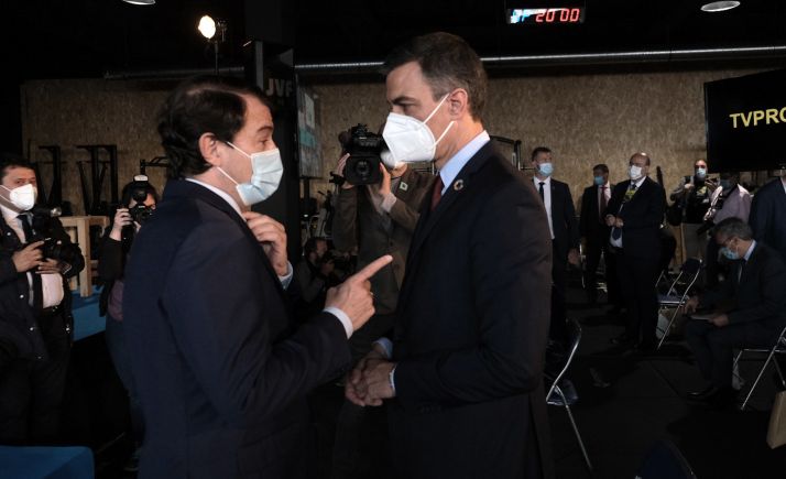 Mañueco exige en Soria al Gobierno un modelo de financiación que tenga en cuenta criterios demográficos