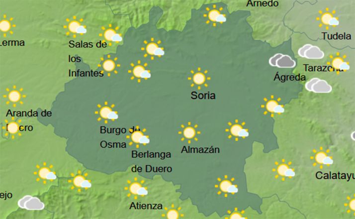 El tiempo en Soria: Van remitiendo los chubascos