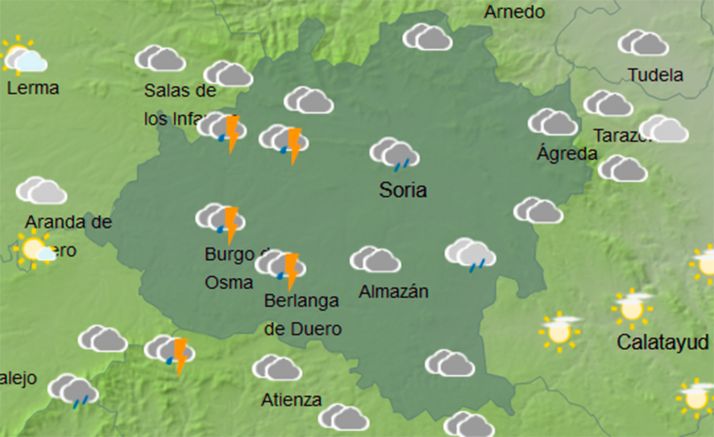 El tiempo en Soria: Mejoría en los termómetros