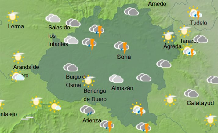 El tiempo en Soria: Brusco cambio este domingo