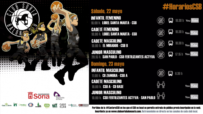 Fin de semana muy importante para la cantera del CSB