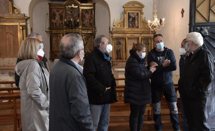 La Junta avanza en la restauración de dos retablos de Ontalvilla de Valcorba