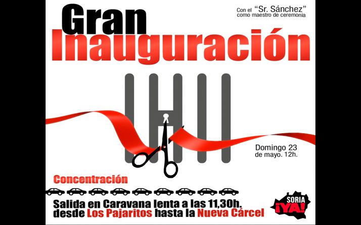 La Soria Ya llama a inaugurar la nueva prisión este domingo