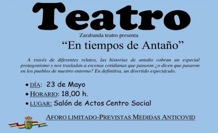 Este domingo, teatro en Ólvega