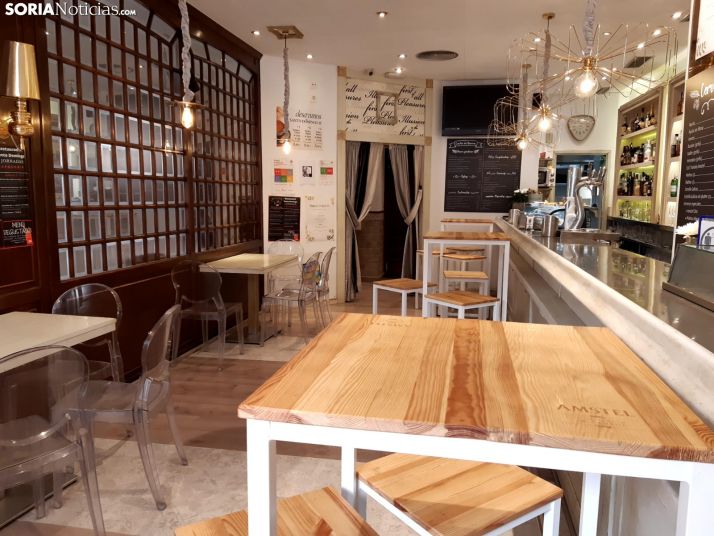Abre el interior de los bares en Soria, pero se prefieren las terrazas