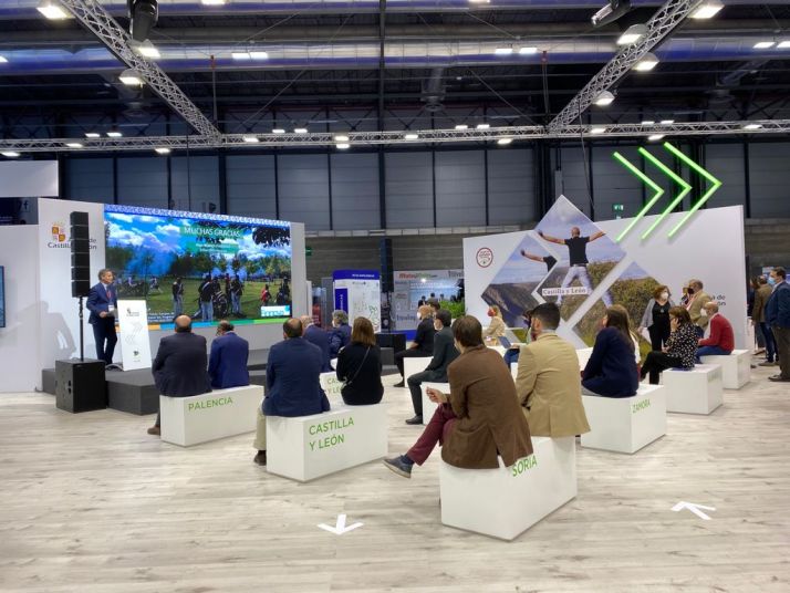 Stand de Castilla y León en Fitur 2021.