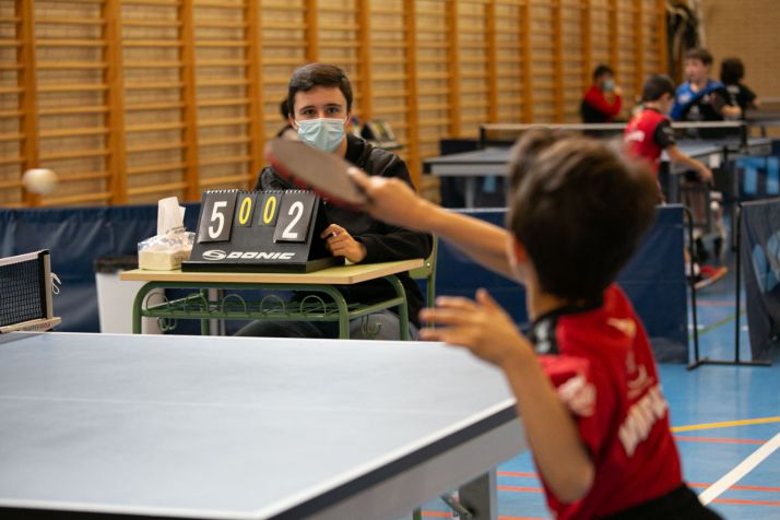 Buen nivel soriano en el Autonómico benjamín y alevín de tenis de mesa  