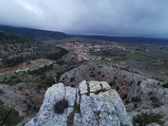Vista aérea de Cabrejas del Pinar.
