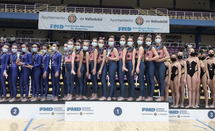 El Gimnasia Duero, destacado protagonista en el Regional de rítmica 