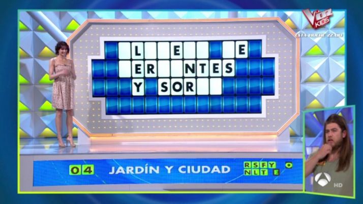 Fácil y difícil a la vez: Soria protagonista del panel final de la Ruleta de la Suerte