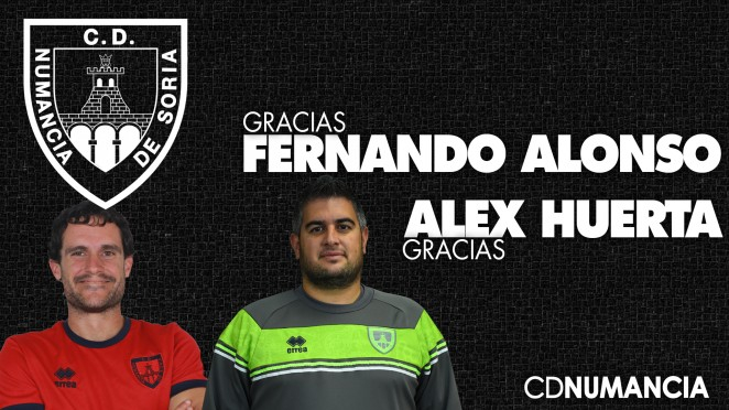 El C. D. Numancia prescinde de Álex Huerta y de Fernando Alonso