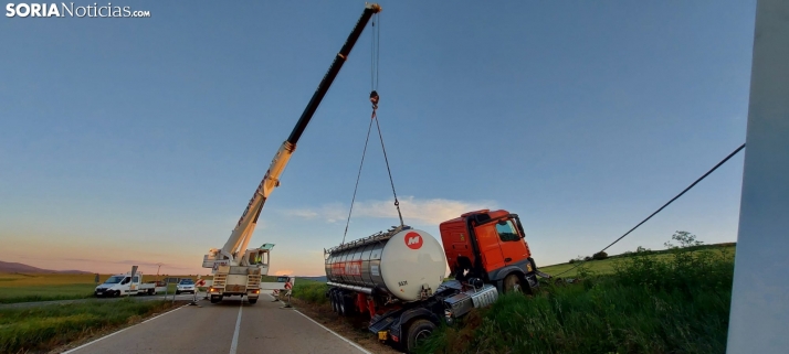  El camionero vasco accidentado en la SO-830 septuplicaba la tasa de alcohol