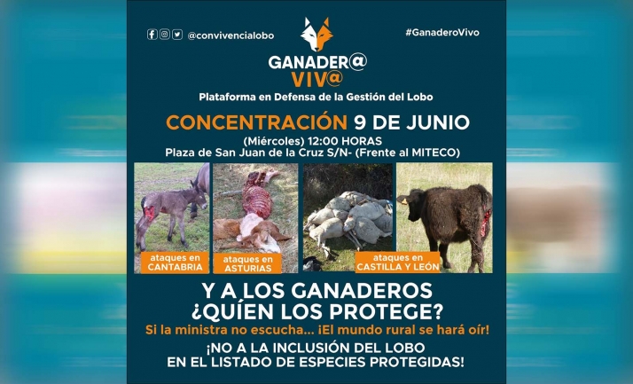 ASAJA Soria acudirá a la concentración del 9 de junio en Madrid en defensa de la ganadería