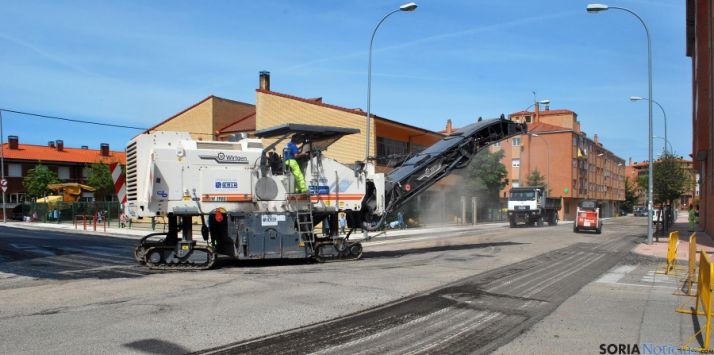 El Ayuntamiento de Soria arranca este lunes una nueva campaña de asfaltado por 400.000 euros