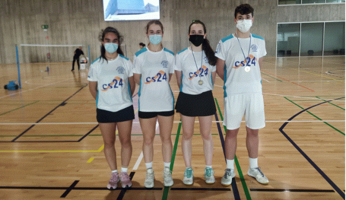 Isabel, Ana, Daniela y Javier en la cita donostiarra. 