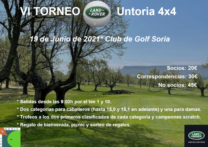 El Club de Golf de Soria organiza un nuevo torneo