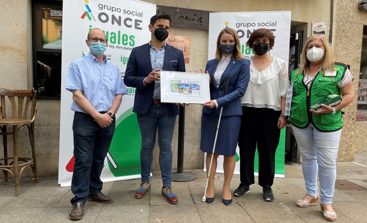 La ONCE presenta en Soria su cupón en apoyo a la hostelería