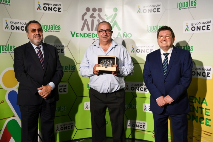 El soriano Julito, elegido mejor vendedor de la ONCE en Castilla y León