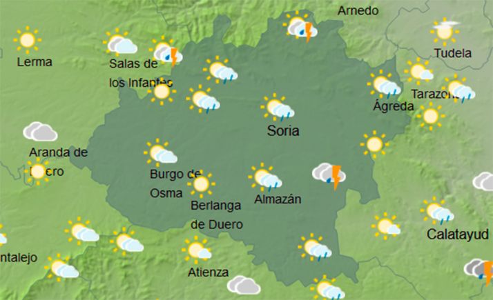 El tiempo en Soria: Vuelven las tormentas