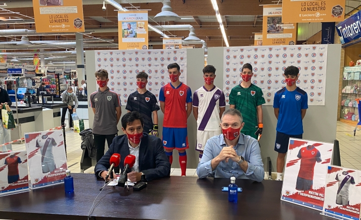 E.Leclerc Soria, escenario de la presentación de la nueva equipación del CD Numancia