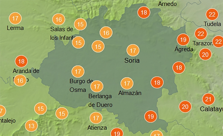 El tiempo en Soria: Bajan las temperaturas