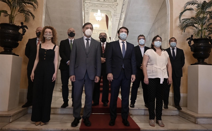 Imagen de la presentación en Salamanca hoy del proyecto Tebrio. /Jta.