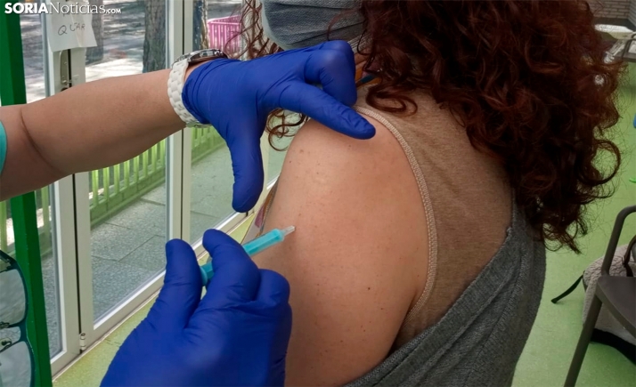 Soria mantiene el porcentaje más alto de población vacunada con pauta completa de la Comunidad