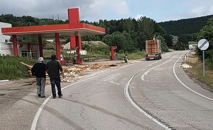 Una imagen del incidente. 