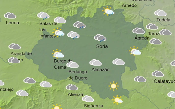 El tiempo en Soria: Nuevamente, tormentas