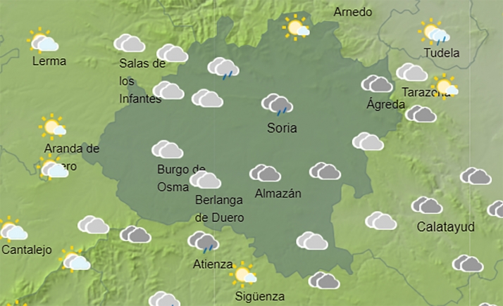 El tiempo en Soria: Más estable y bajada de temperaturas