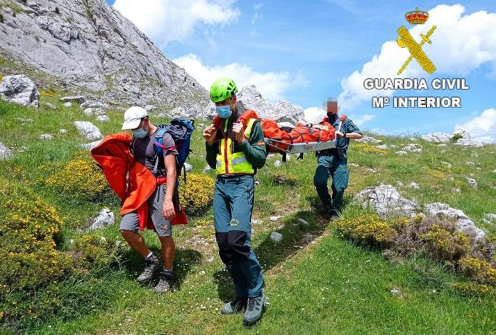 Uno de los rescates en León.