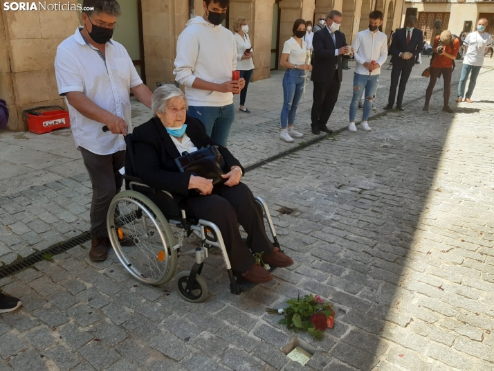 Soria visibiliza sus 22 tropiezos para no olvidar el horror del nazismo