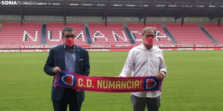 Santiago Morales invita a Soria a soñar y ser parte del nuevo Numancia