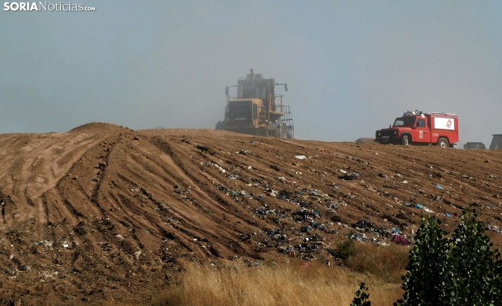 Controlado un incendio en el CTR de Golmayo