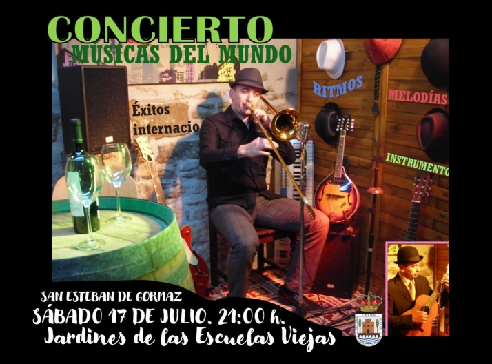 Músicas del mundo, este sábado en San Esteban