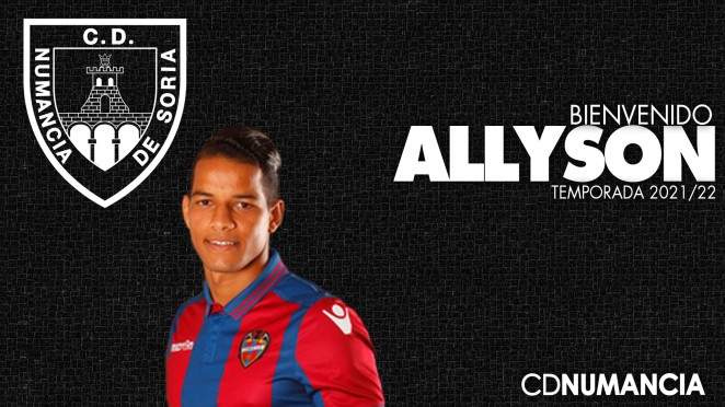 El delantero brasileño Allyson, nuevo jugador del Numancia