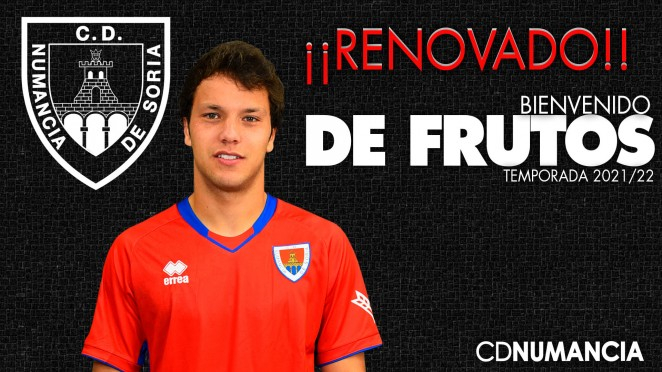De Frutos renueva una temporada y pasa el primer equipo del Numancia