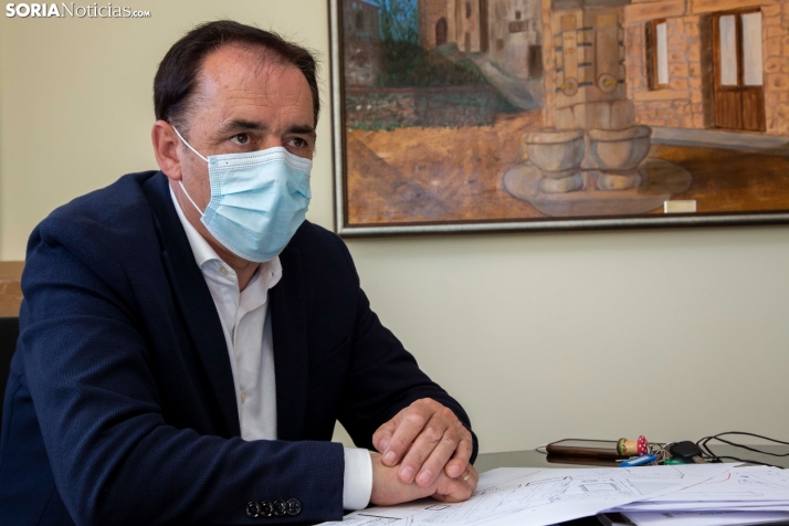 Serrano no descarta tomar medidas en Golmayo si no desciende la incidencia del Covid