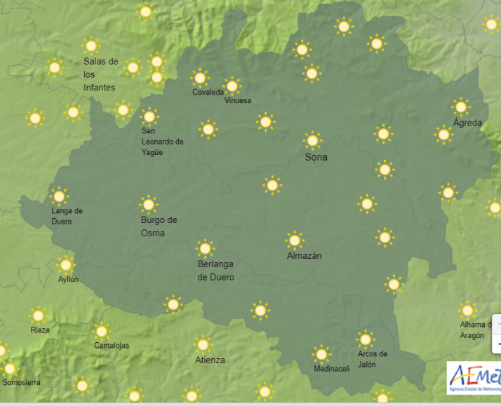 El tiempo en Soria: Domingo con temperaturas veraniegas