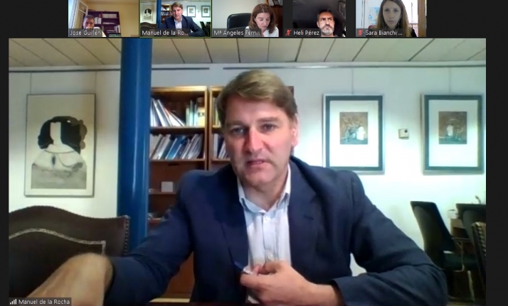 La fiscalidad diferenciada centra la reunión entre las CEOEs de Soria, Cuenca y Teruel y el secretario general de Asuntos Económicos y G-20