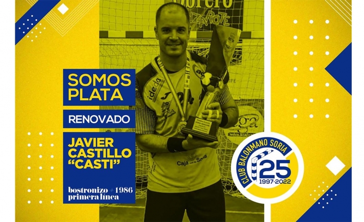 Javier Castillo renueva con el BM Soria