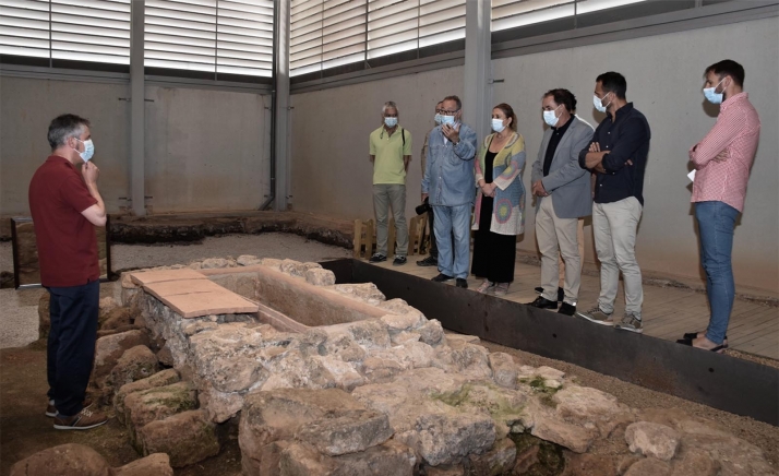 Junta y Diputación intervienen en la restauración de la villa romana de Cuevas de Soria