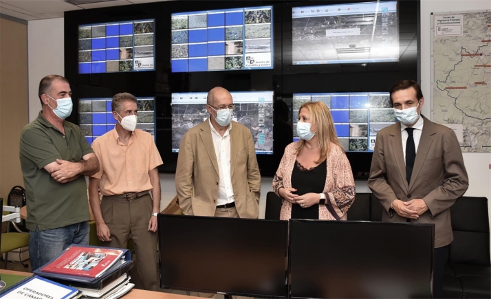 Una imagen de la visita a las dependencias. /Jta.