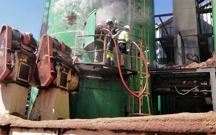 Incendio sofocado en Losán